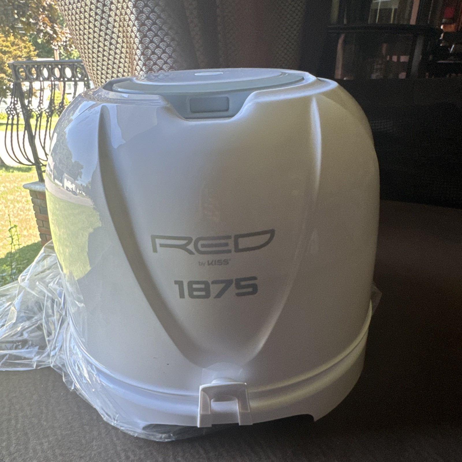 KISS RED by KISS 1875W Bonnet Hood Hair Dryer, Electric, White