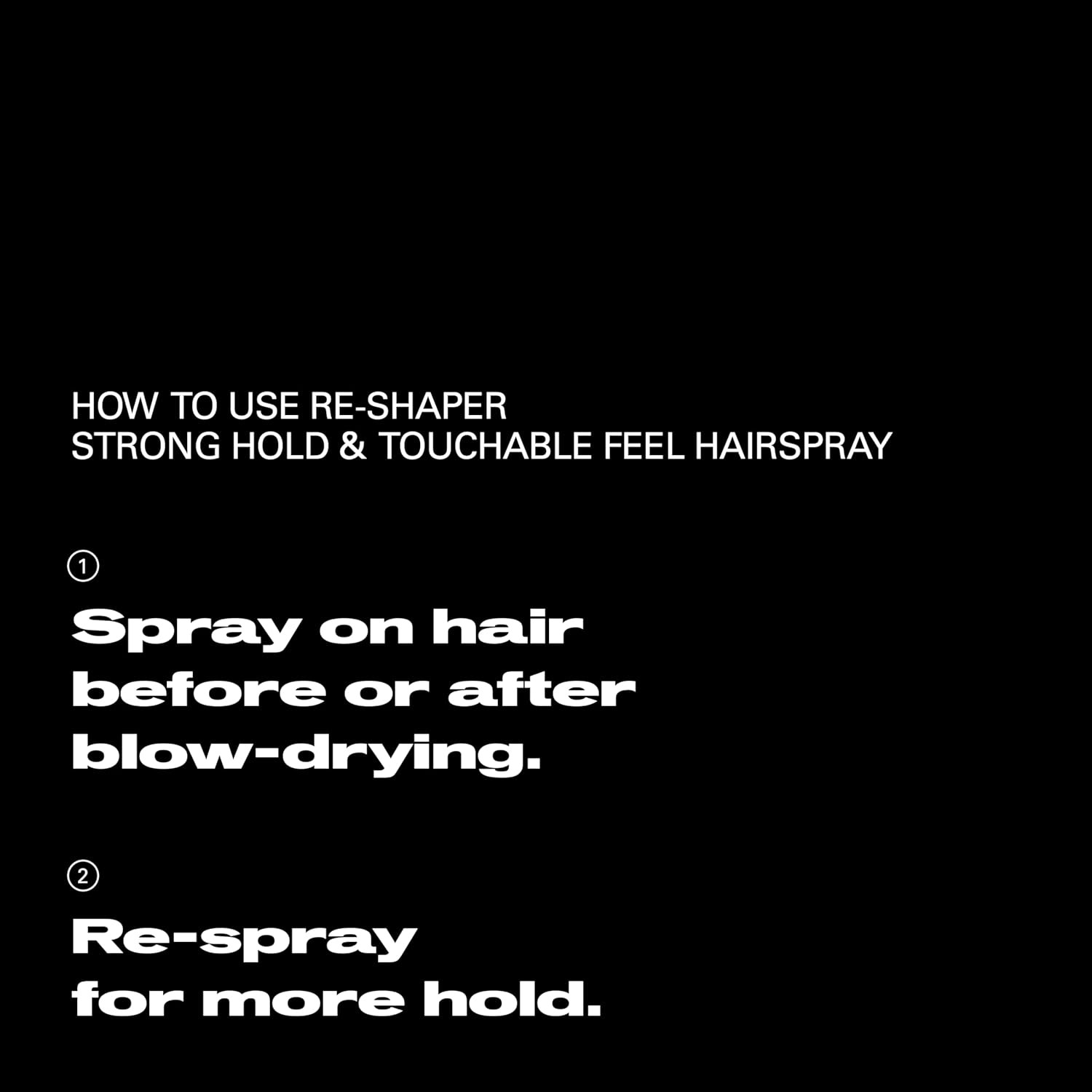 Sebastian Professional Re-Shaper Hairspray Strong Firm Hold Humidity Resist