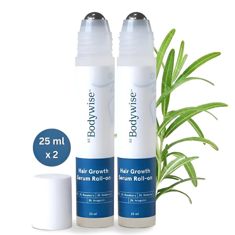 Advanced Hair Growth Serum Roll-On 3% Rosemary&Aminexil,Redensy for Thicker Hair