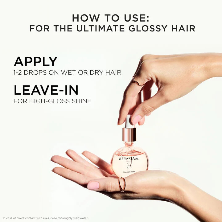 Kerastase Gloss Absolu Glaze Drops Hair Oil, New In Box – 1.52 fl oz