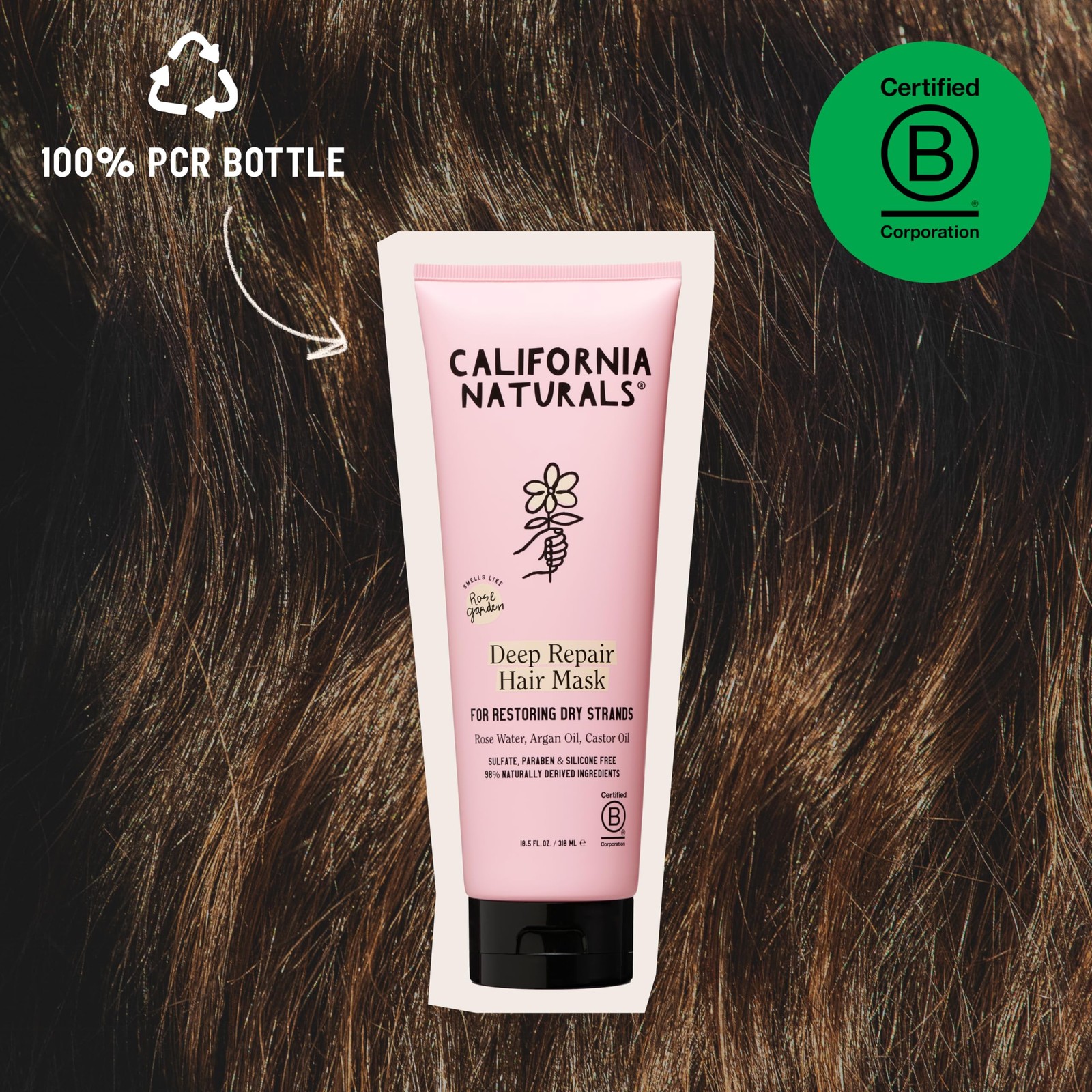 Deep Repair Hair for Dry Damaged Hair, with Argan Oil and Shea Butter, Color …
