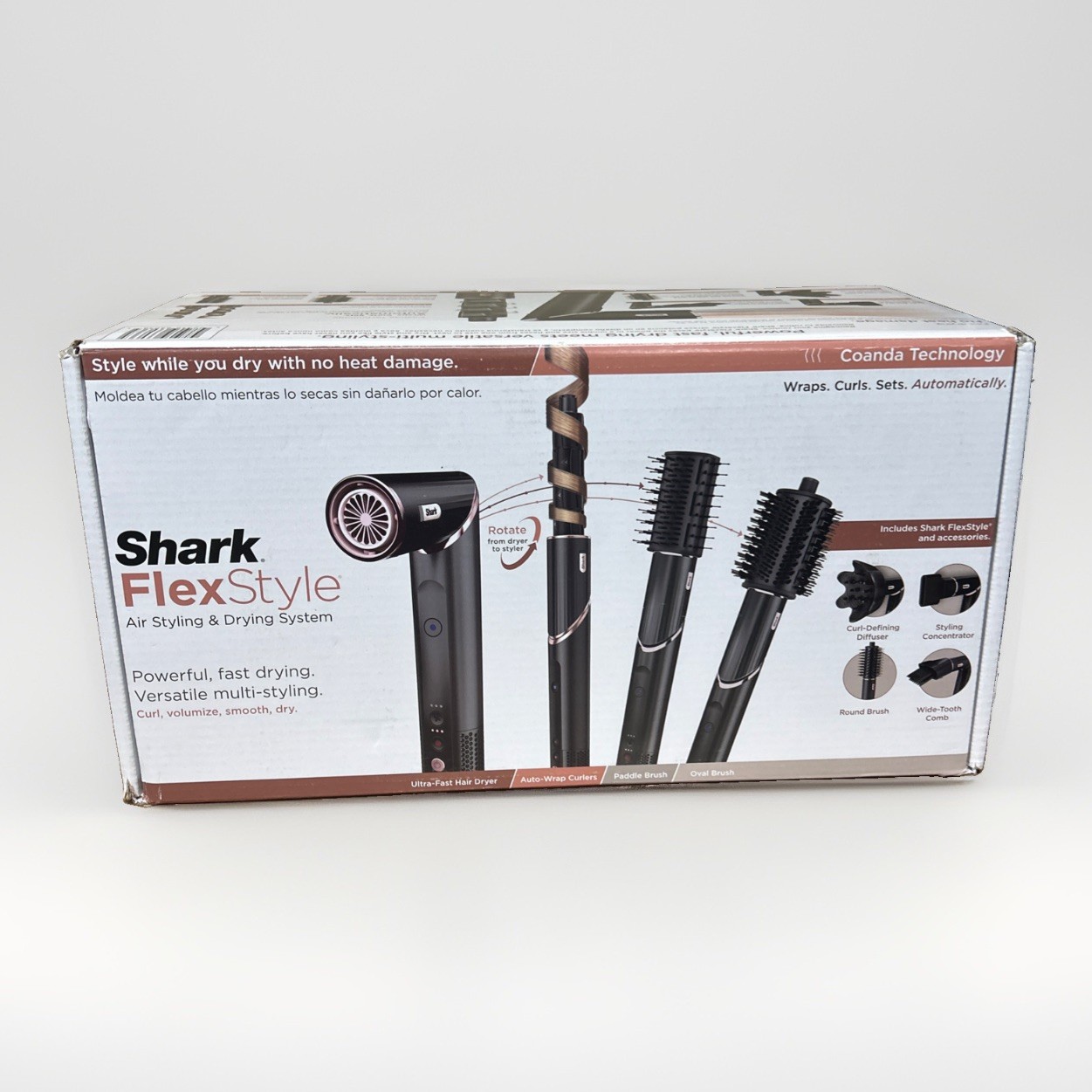 Shark Flex Style Air Styling & Drying System Model HD461BK – New Sealed