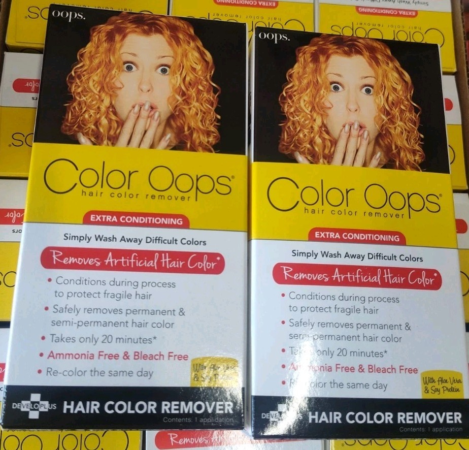 Color Oops Extra Conditioning Hair Color Remover All Hair Colors – 2 PACK – New
