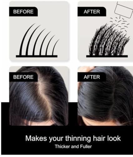 Toppik Hair Building Fiber Natural Black Pack of 2 x 27.7 Gram Free ship