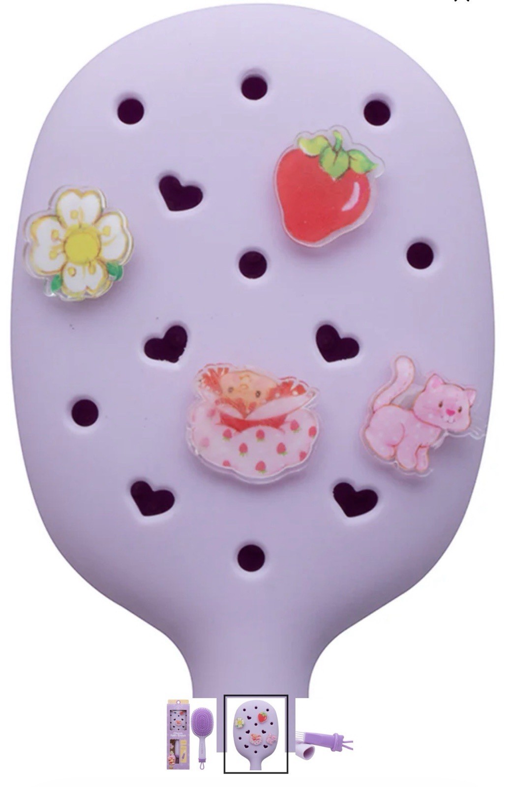 Strawberry Charm Hair Brush