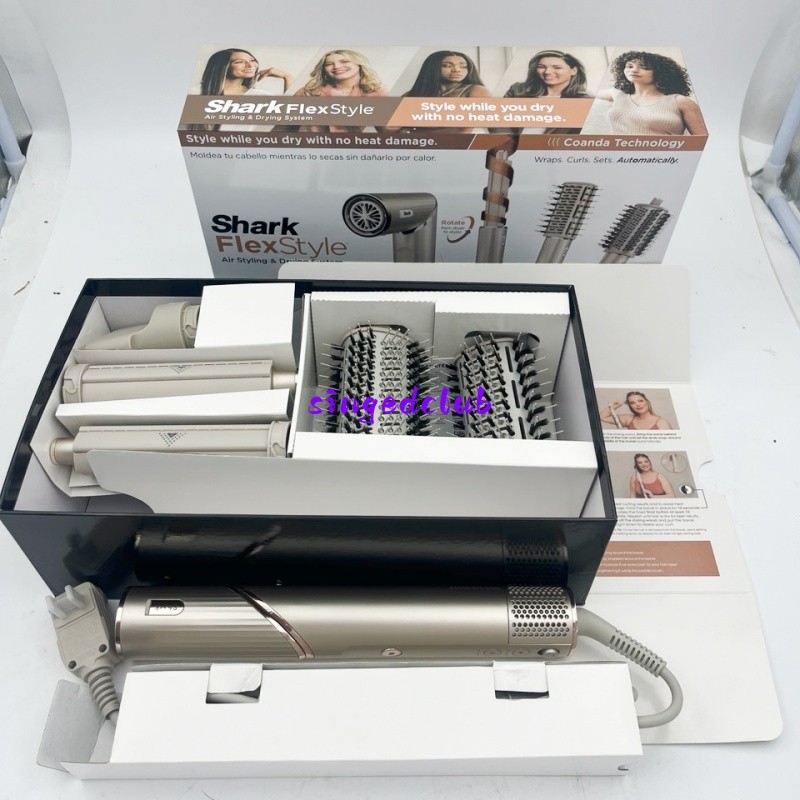 New Shark Flex Style 1300W Air Styling & Drying System – Stone (HD430) US Stock