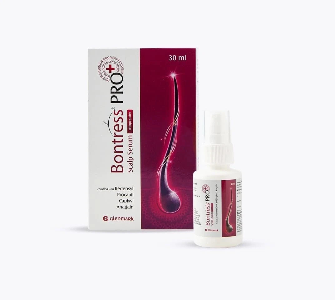 Bontress PRO+ Scalp Hair Serum Fortified with Redensyl, Anagain, Capixyl 30 Ml