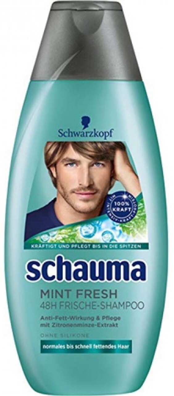 Schwarzkopf Schauma For men MINT FRESH shampoo 400ml-Made in Germany FREE SHIP