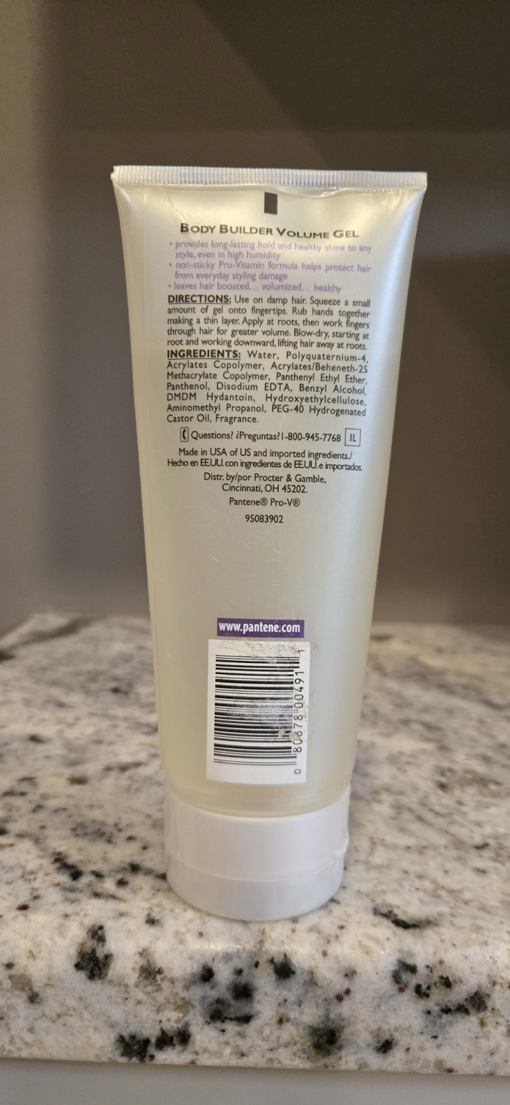 Pantene Pro-V Volume Gel Body Builder 7.1oz Max Hold Hair Gel RARE DISCONT’D