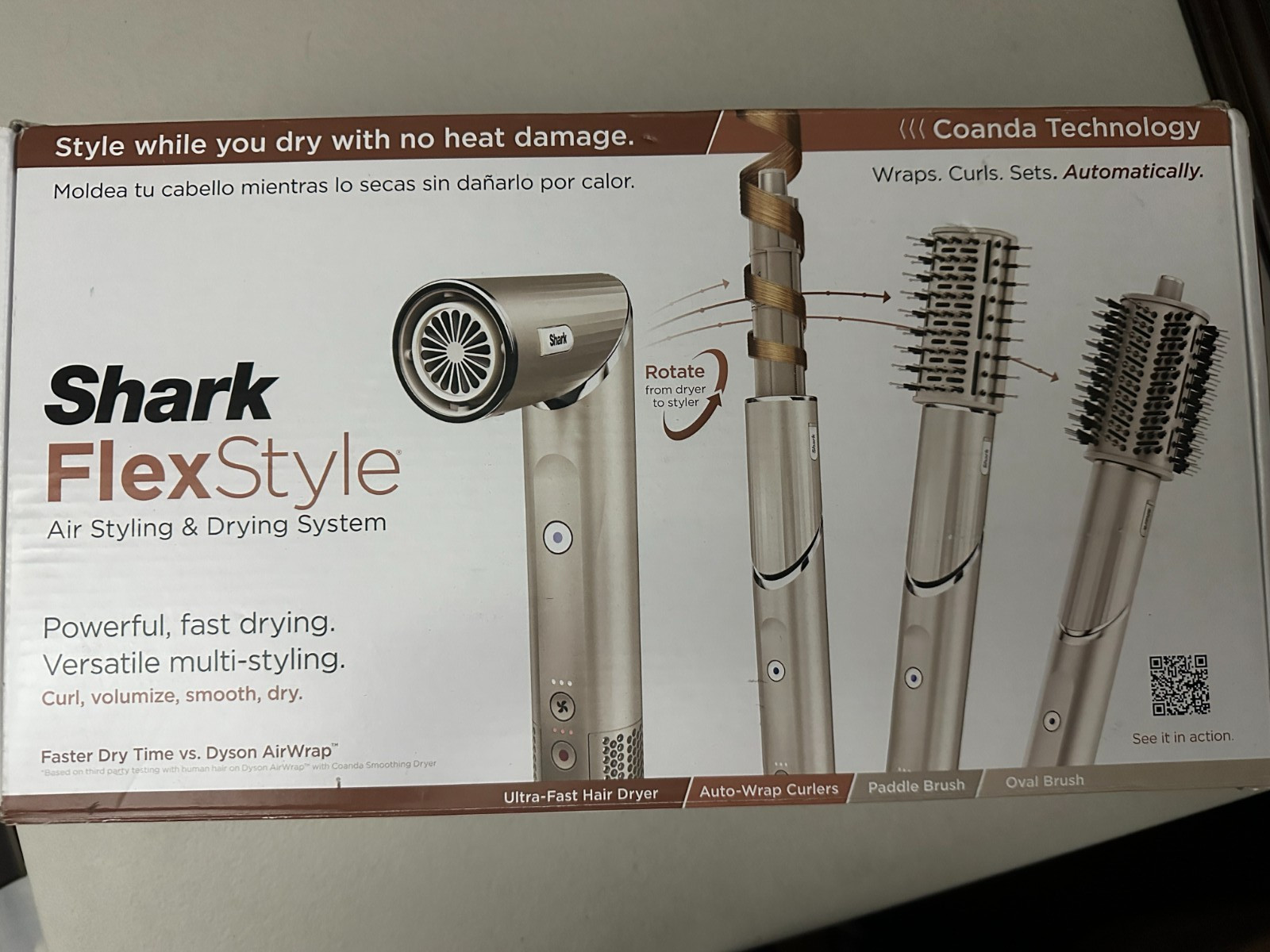 Shark Air Styling & Drying System HD430, Powerful Hair Dryer & Multi-Styler