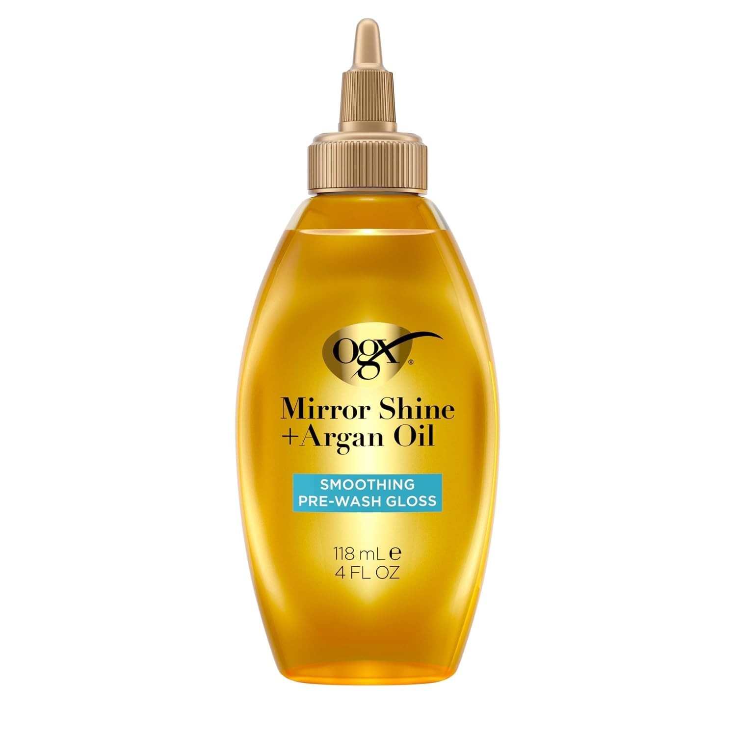 OGX Mirror Shine + Argan Oil Smoothing Pre-Wash Gloss Silicone-Free 118mL/4oz
