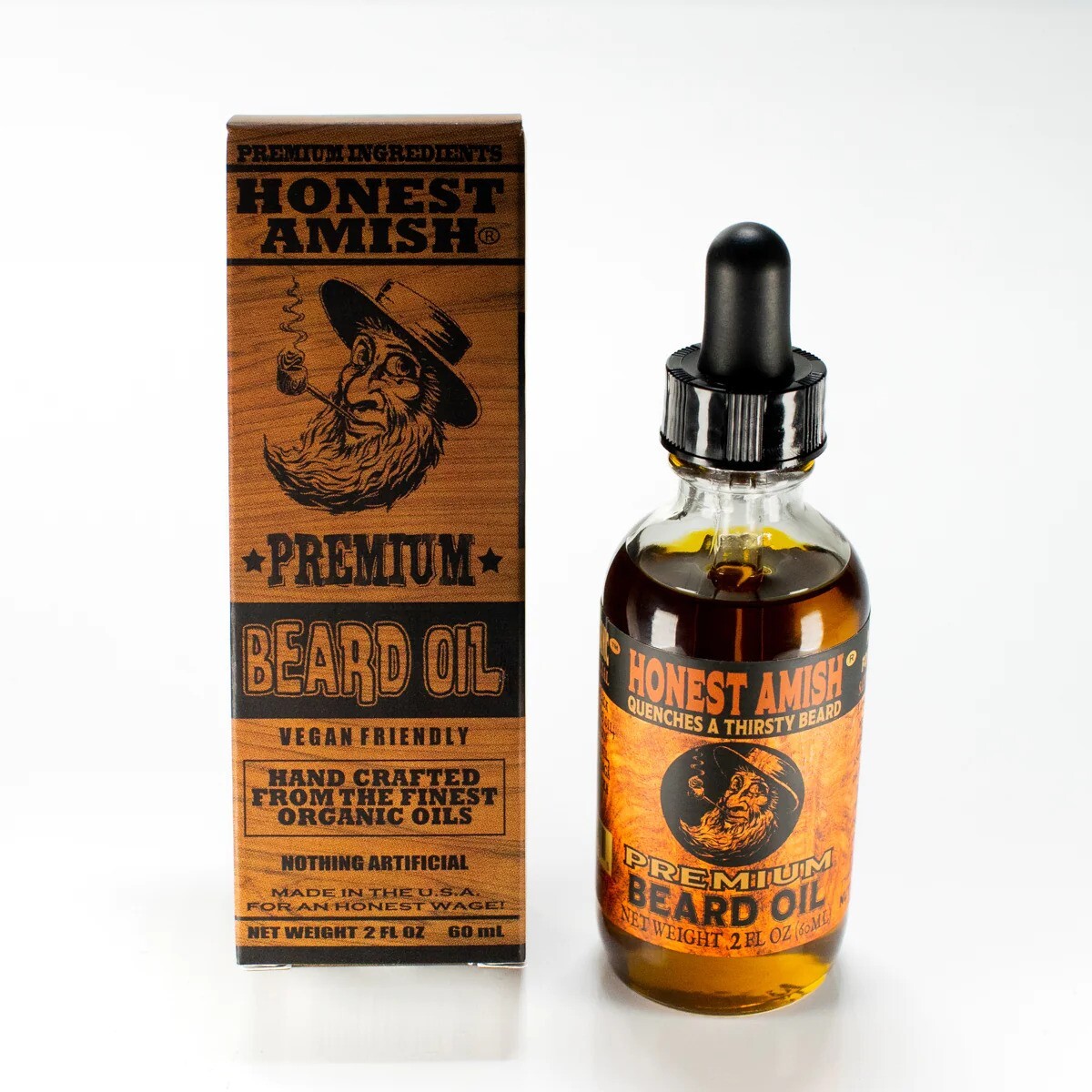 Honest Amish Premium Beard Oil 2oz