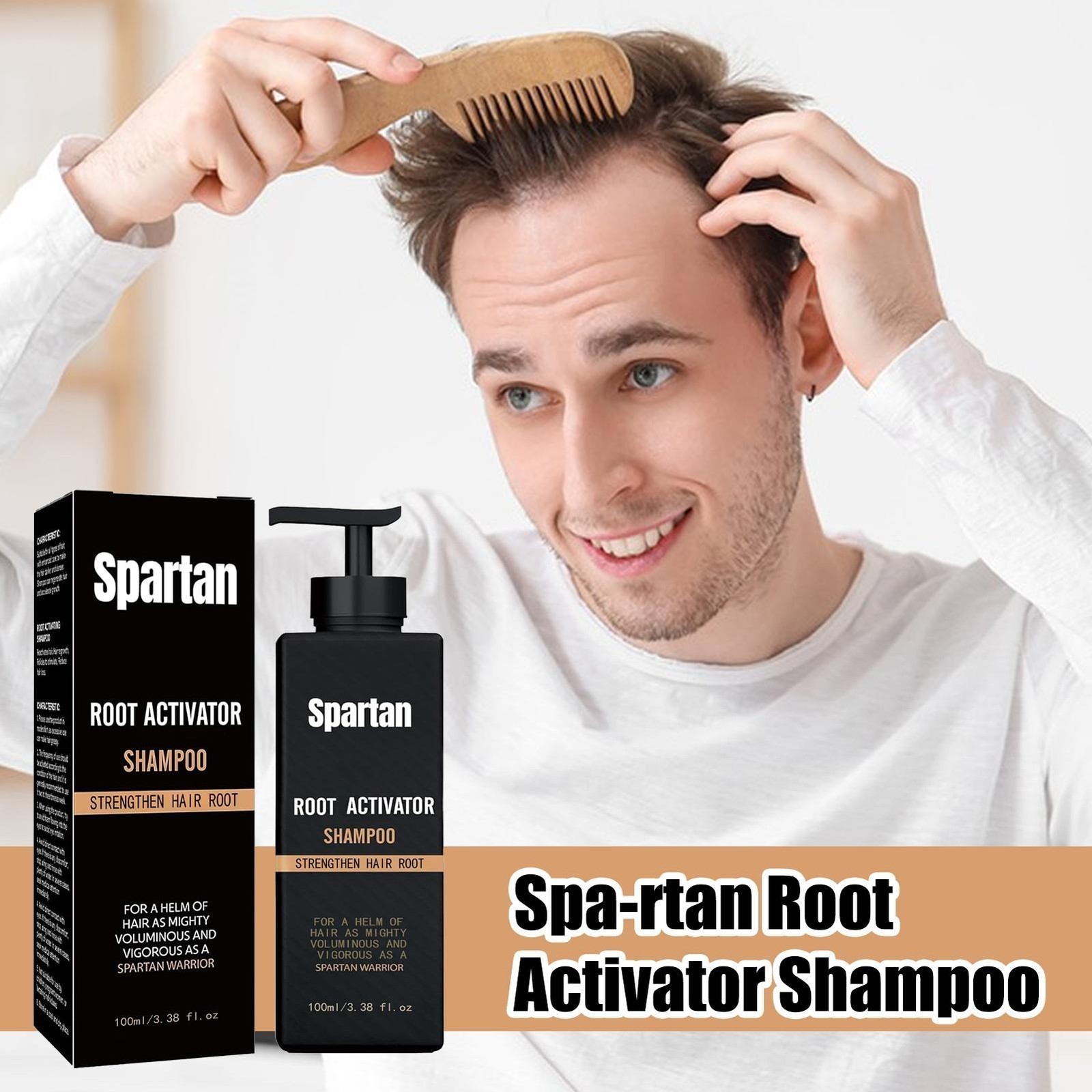 1-5x Root Activator Shampoo, SPARTAN Hair Loss Shampoo,Shampoo Root Activator US