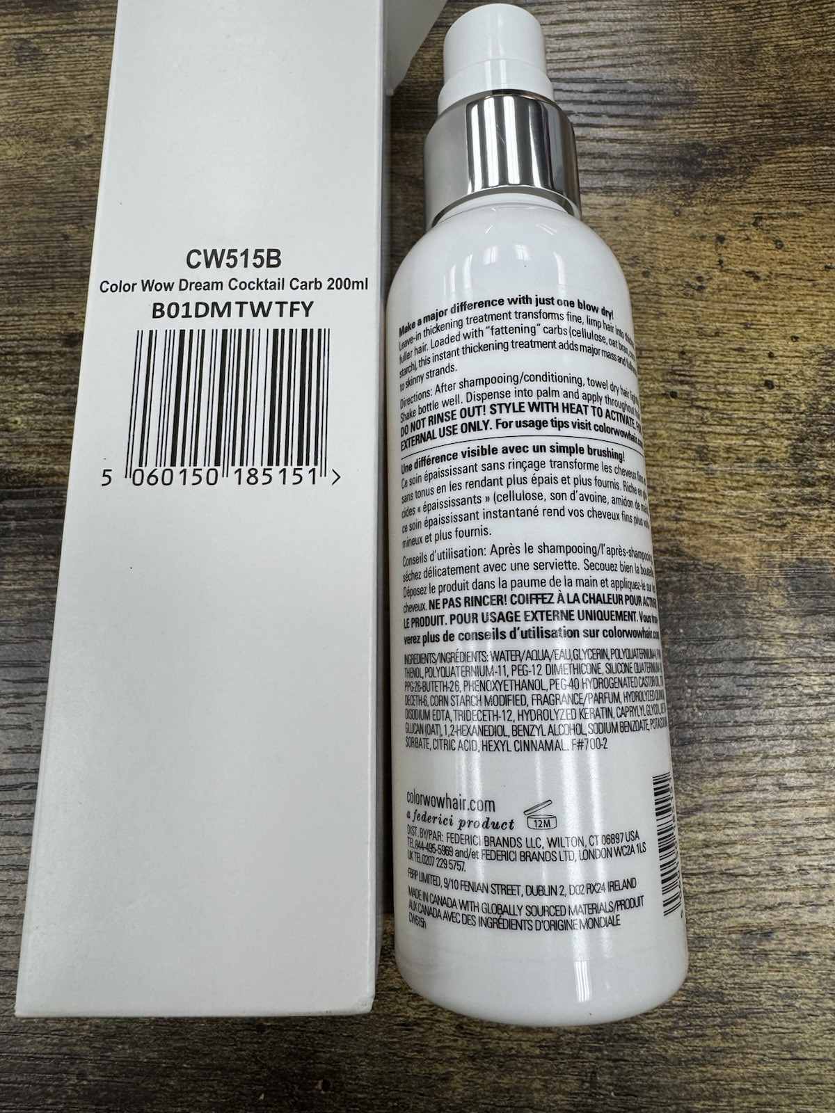 Color Wow Dream Cocktail Carb-Infused for Fine-Thin Hair 6.7 oz