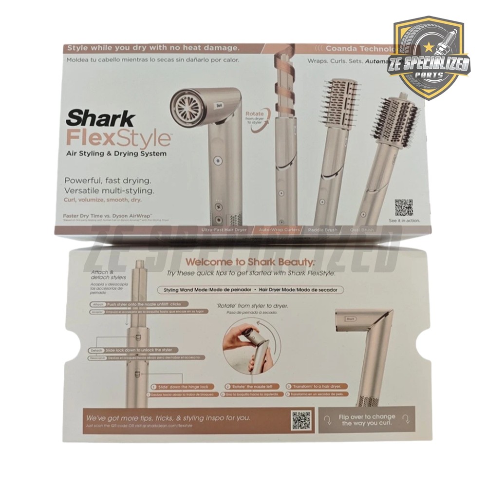 1300W Shark Flex Style Air Styling & Drying System – Stone (HD430) 120V,60HZ US