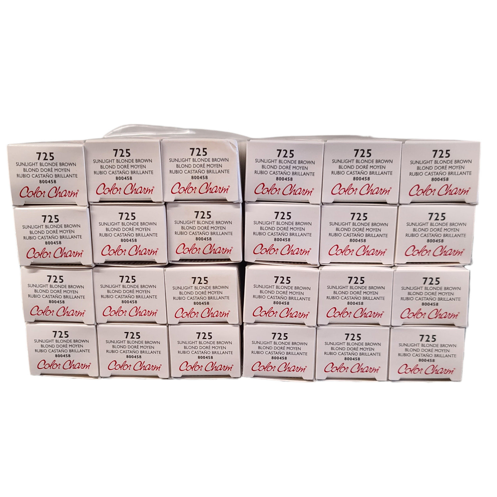 24 Pack Wella Color Charm Permanent Gel Hair Color 725 Sunlight Blonde Brown 2oz