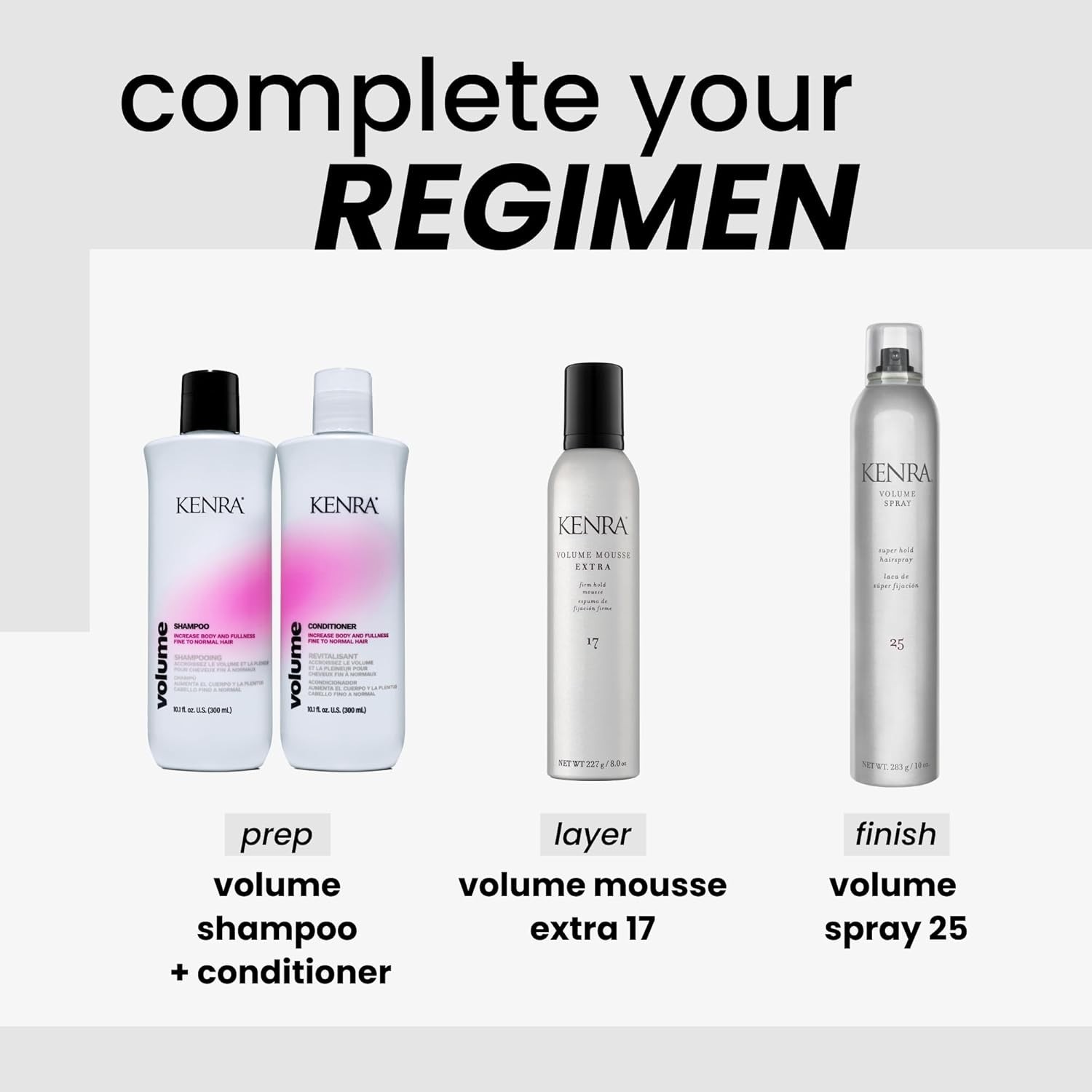 Volume Spray 25: Ultimate 120-Hour Super Hold Hairspray for All Hair Types