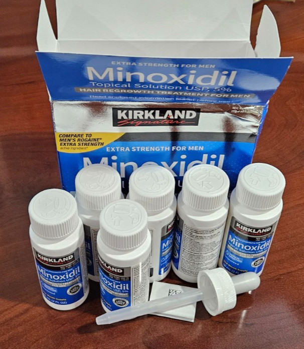OPEN BOX Kirkland Signature Minoxidil Topical Solution 5% Hair Regrowth Exp 6/27