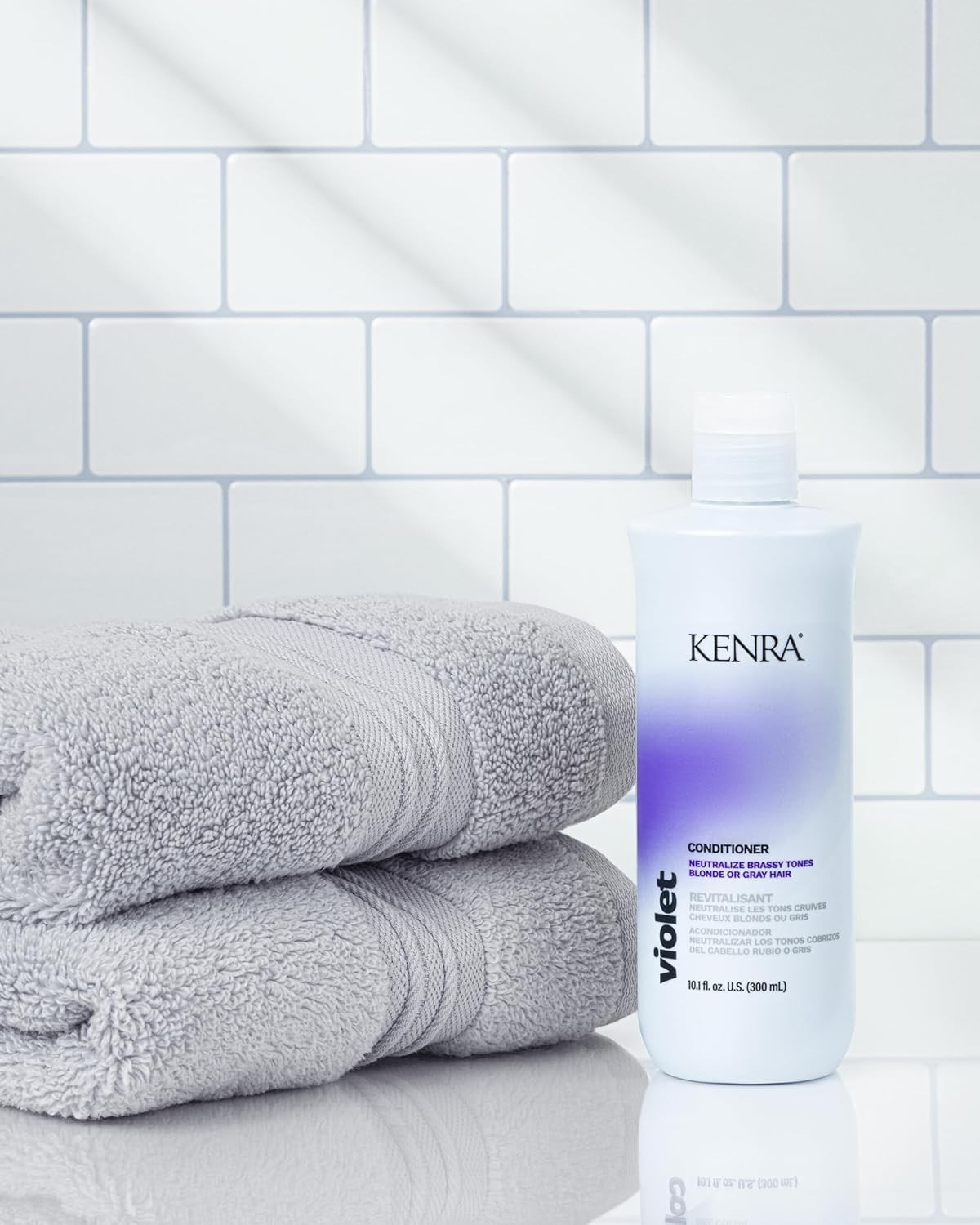 Violet Conditioner for Brassy Tones | Purple Pigment, Moisturizes & Enhances Blo