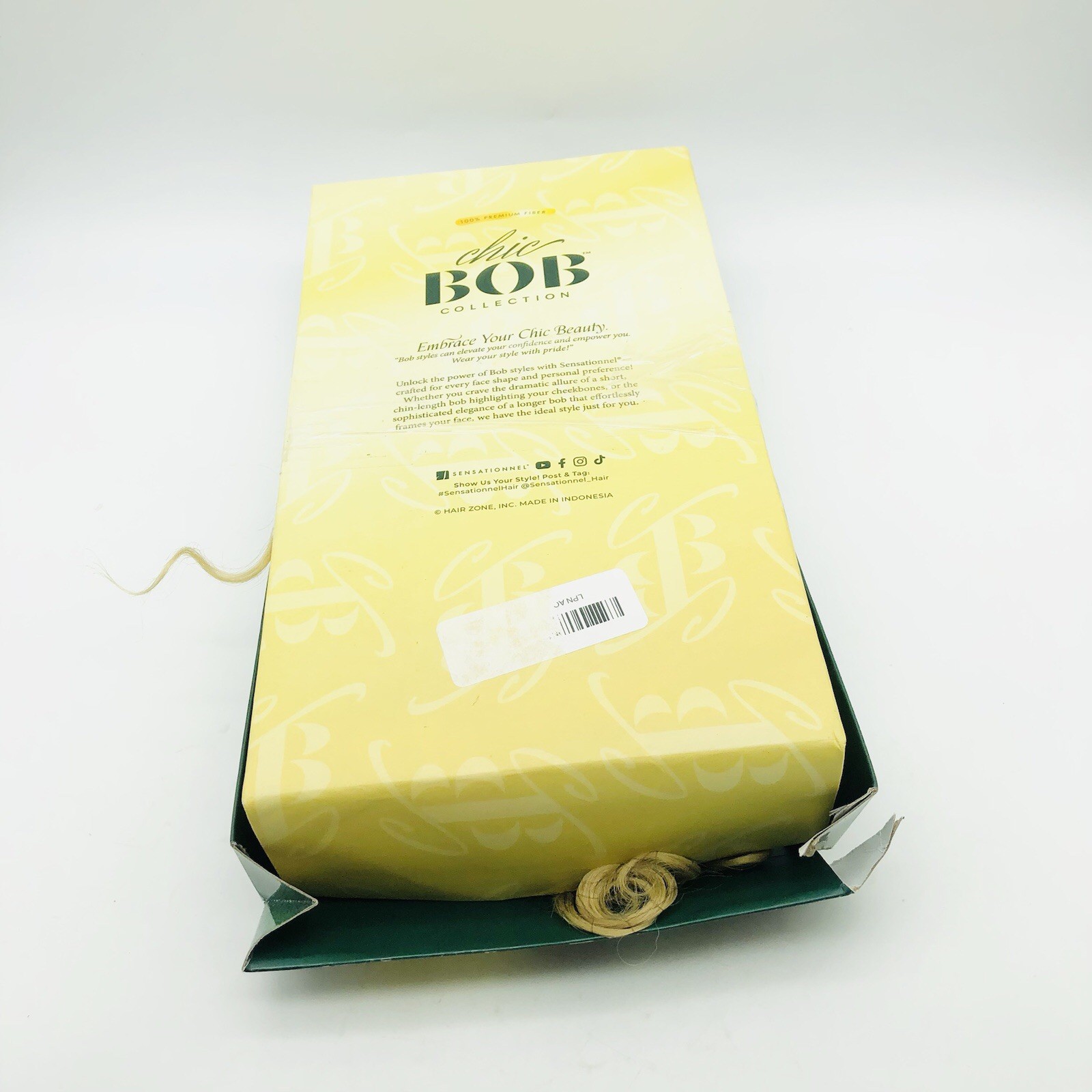 Sensationnel Chic Bob Synthetic Lace Wig – Lob Unit 3 (CREAMYBLONDE)