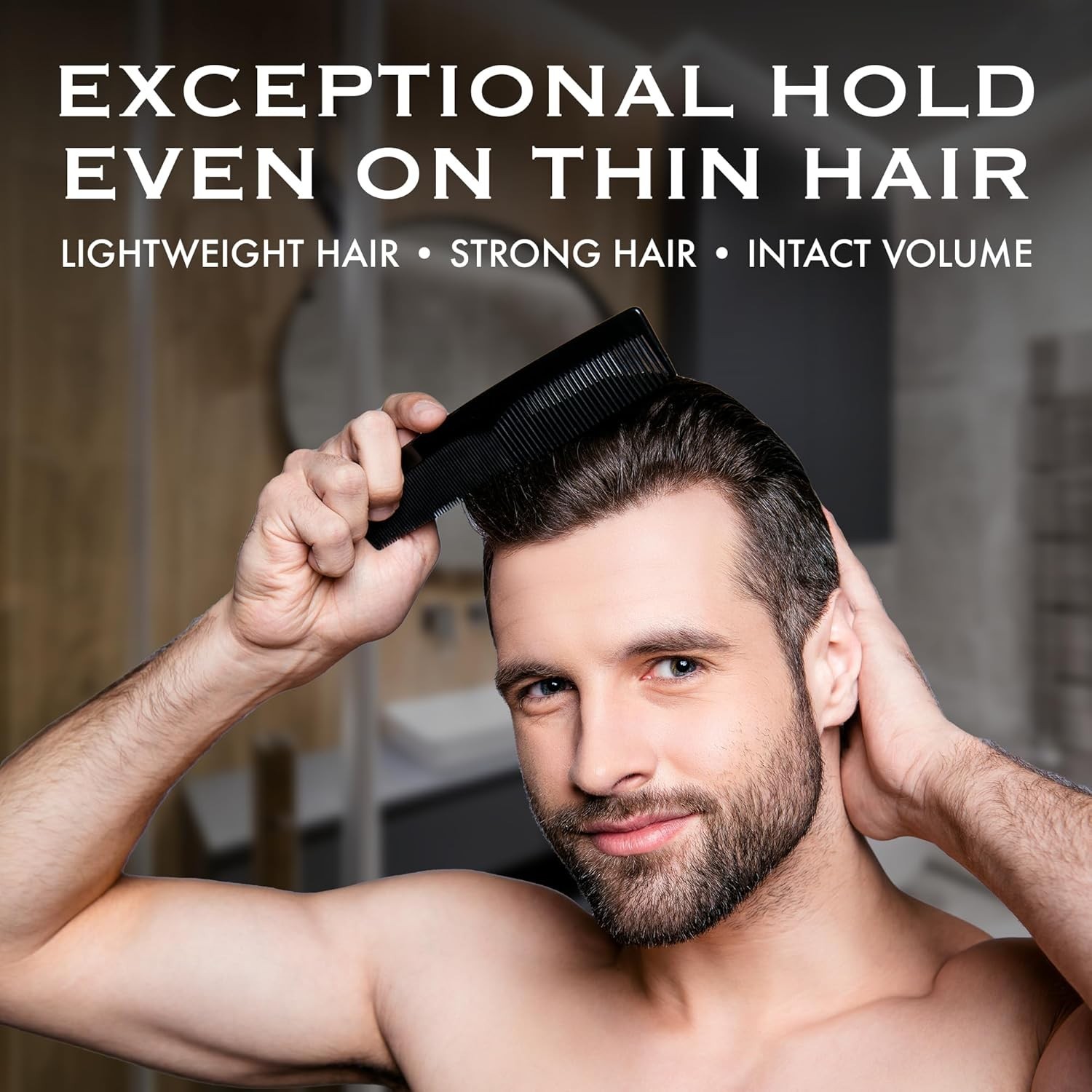 Consort Unscented Extra Hold Hair Spray for Men, Shine Enhancing, Fast-Drying