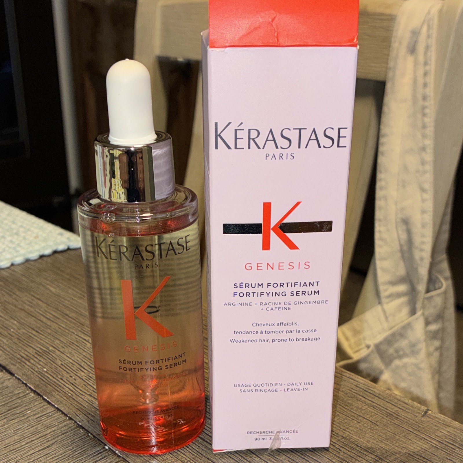 Kérastase Genesis Serum Fortifiant Leave-In Hair Repair Serum 90 ml / 3.0 fl oz