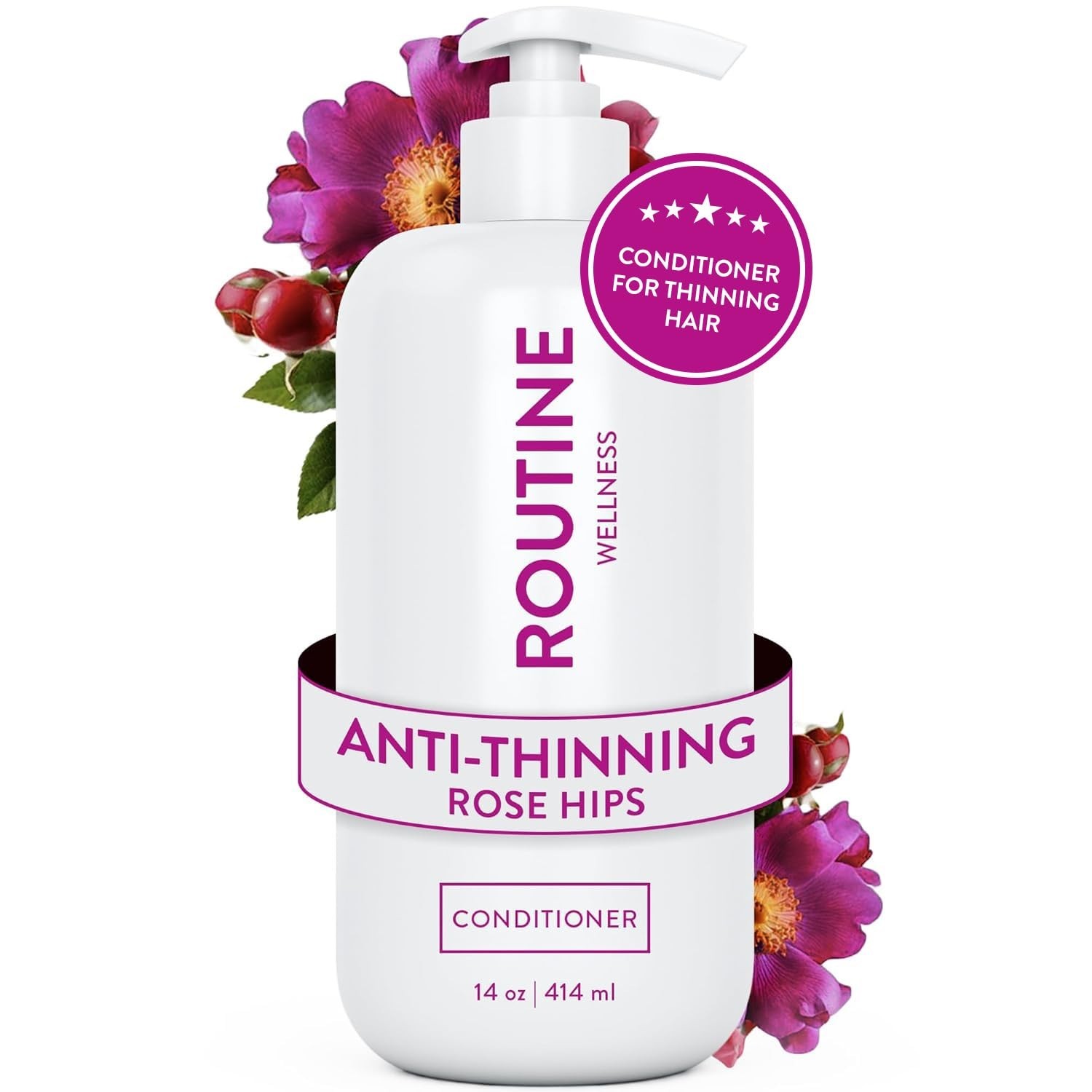 Anti-Thinning Deep Conditioner for Thinning Hair – Biotin, Pea Peptides, Saw Pal