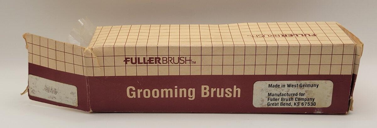 Vintage Fuller Grooming Brush West Germany NOS MIB