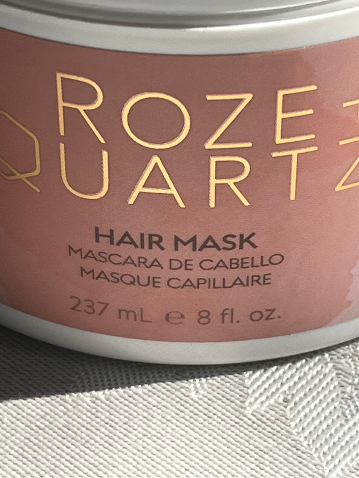 Rose + Quartz Hair Mask Damage Treatment Soft Silky & Shine FULL SIZE 8 fl oz