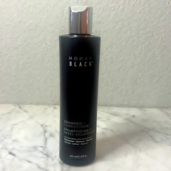 MONAT BLACK Men’s 2-in-1 Shampoo Conditioner Hair Growth Strengthening 8oz-NEW