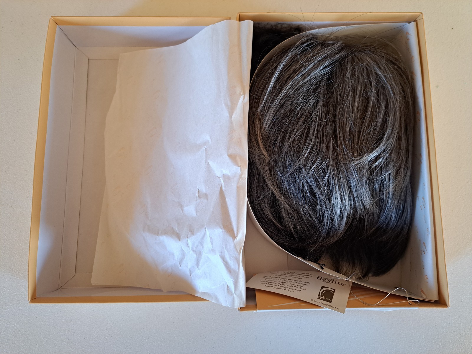 GABOR Luxury Collection Gray Wig Sugared Charcoal Average Prodigy Modacrylic NEW