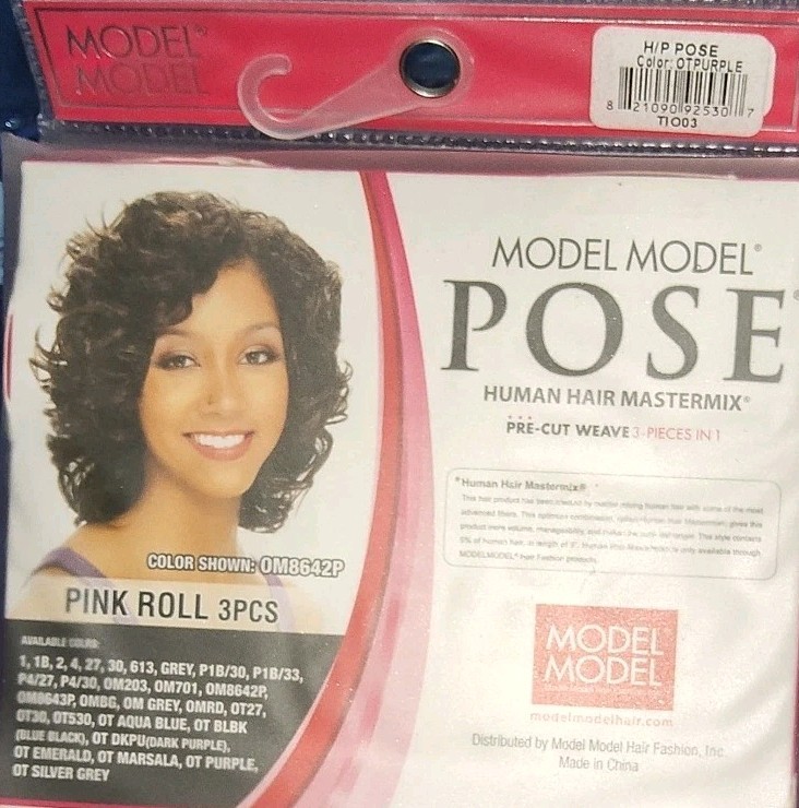 Model Pose Pre-Cut Weave Pink Roll, 3pc OT PURPLE