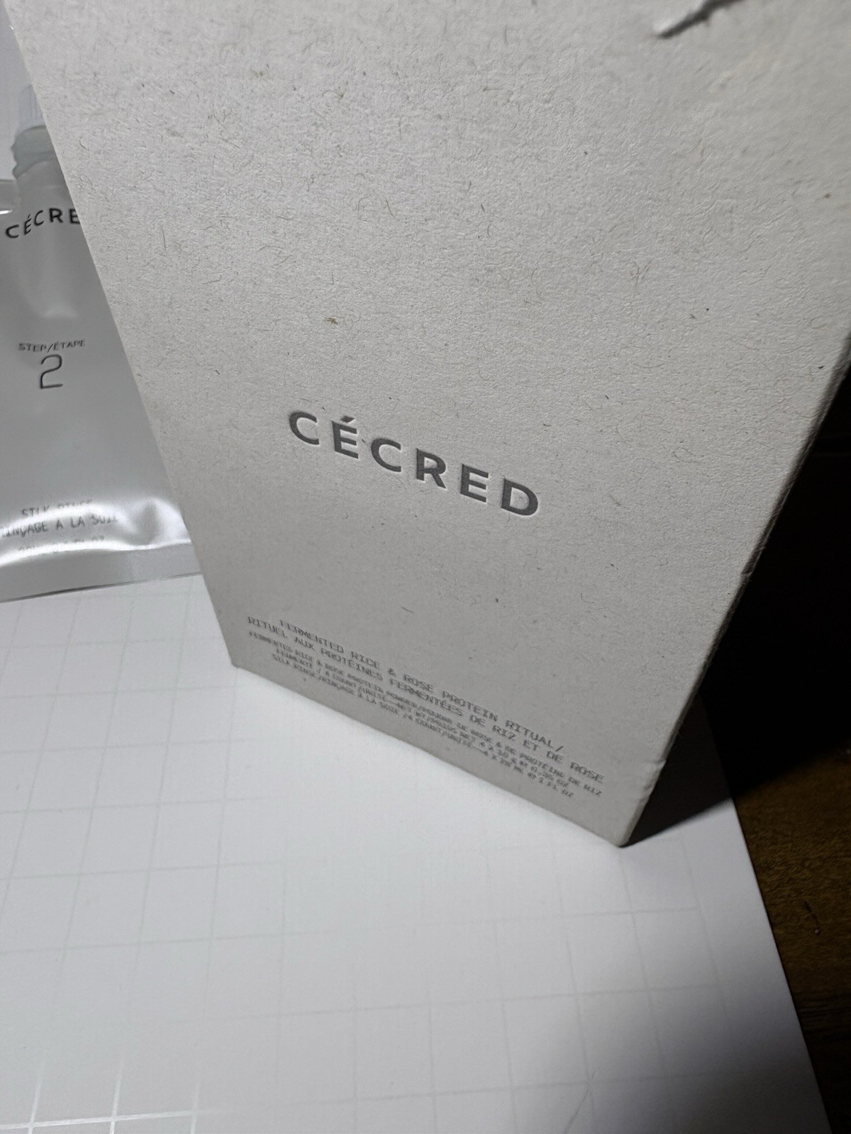 Cécred Fermented Rice & Rose Protein Set w/ Powder + Silk Rinse 28 mL
