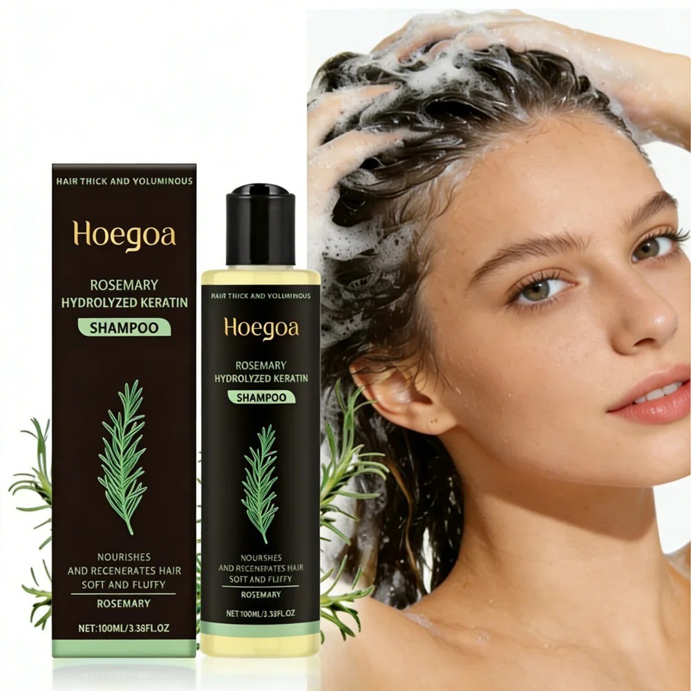 3PCS Rosemary Keratin Shampoo Moisturizing Thickening Dry Damaged Hair Scalp Car