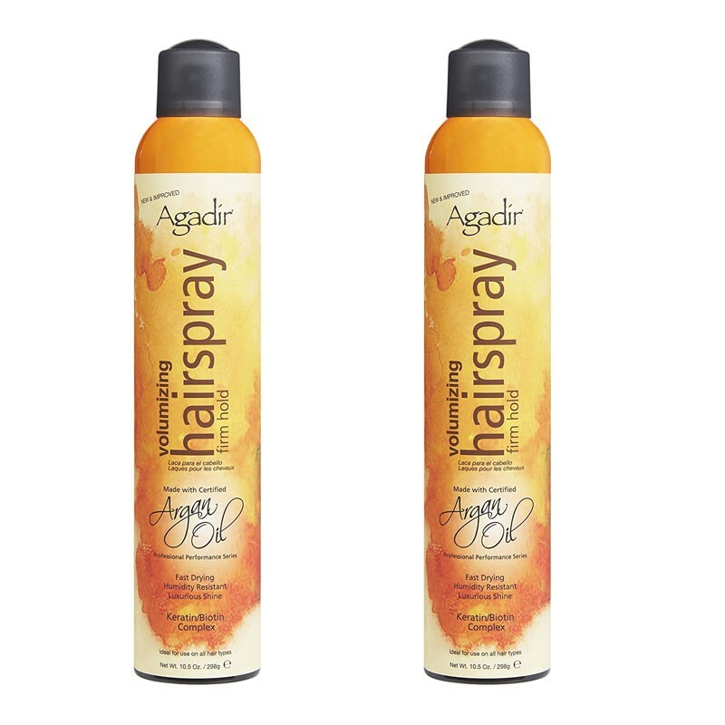 2 BOTTLES AGADIR VOLUMIZING HAIRSPRAY FIRM HOLD 10.5 OZ