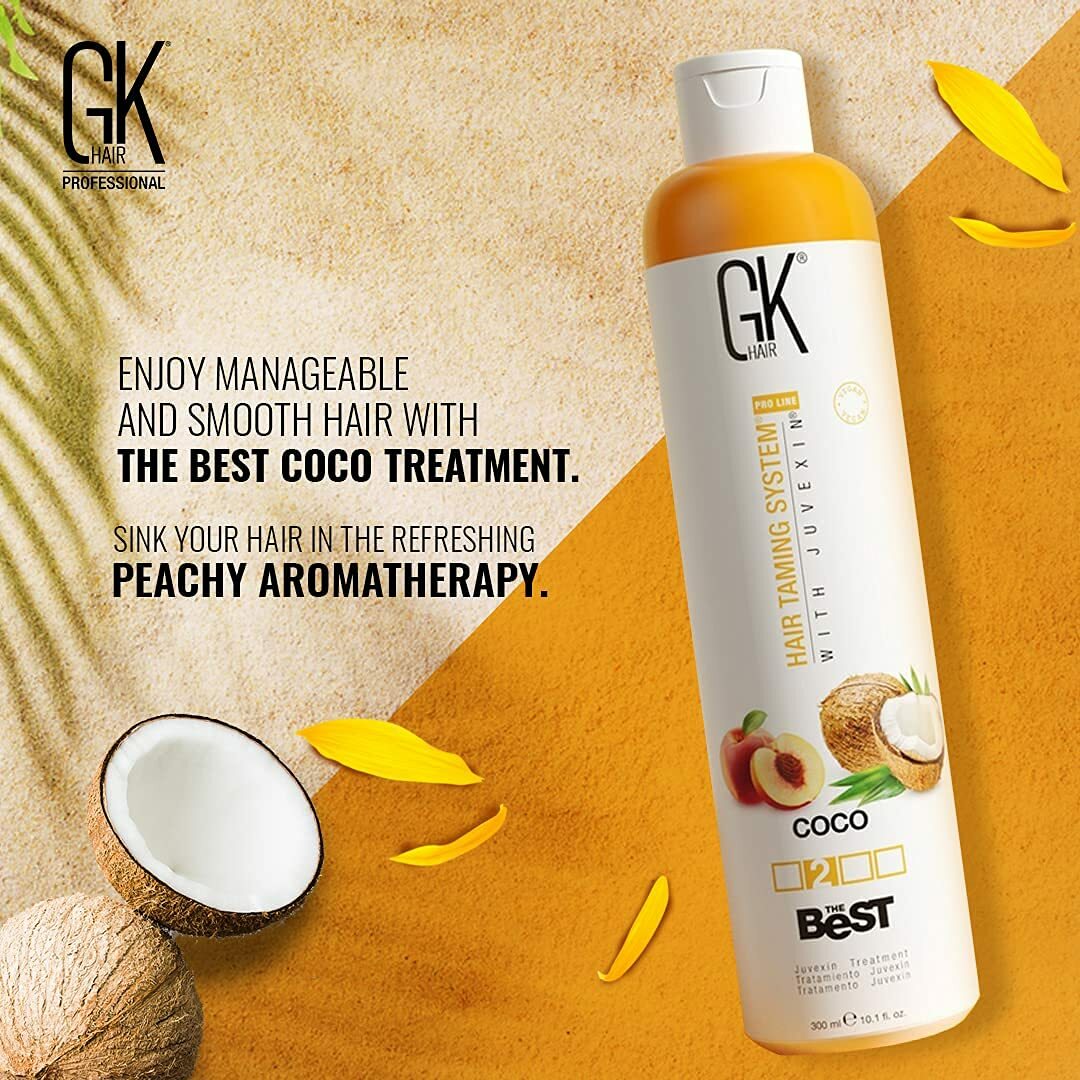 GK HAIR Best COCO 10.1 fl Oz Brazilian Blowout Women Keratin Treatment Smoothing