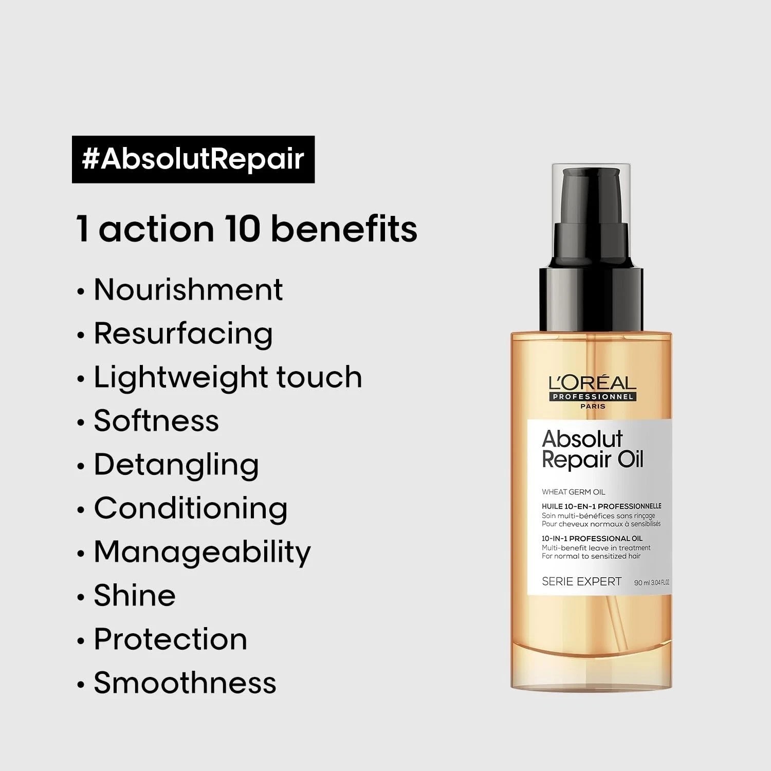 L’Oreal Professionnel Paris Absolut Repair Oil Multi Benefit Hair Serum – 90 ml