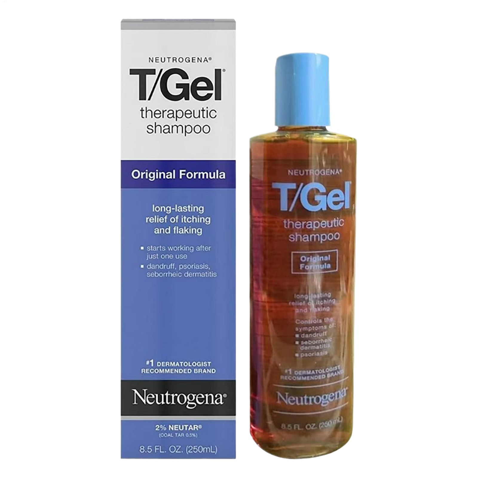 Oz Neutrogena T-Gel Therapeutic Shampoo Instant Therapy 8.5 Fl