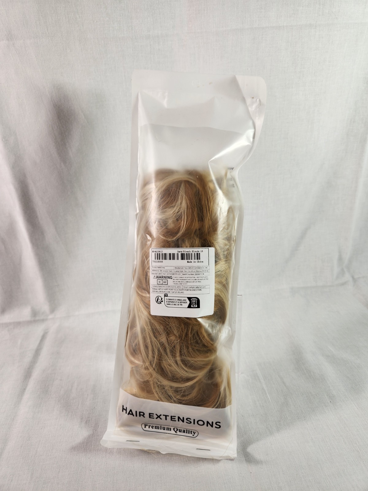 Hair Extension Womens Dark / Bleach Blonde 14 Inches Unbranded NEW Fast Ship