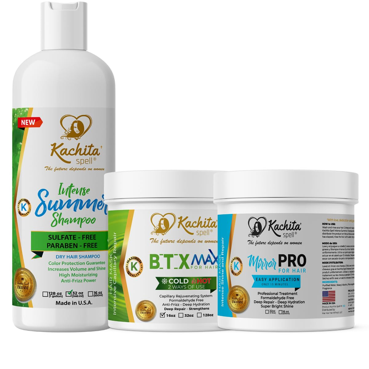 Hair Repair and Hydration Combo for Regular Use – Complete Solution for Nourishe