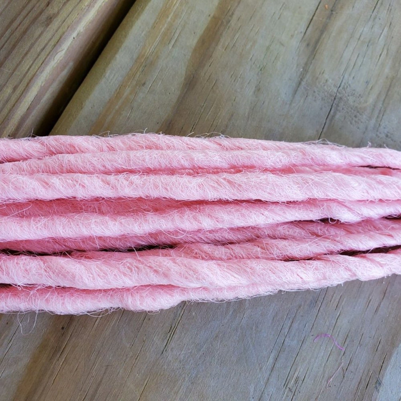 10 SE Single Ended Light Pink Dreads Dreadlock Hair Extensions NEW