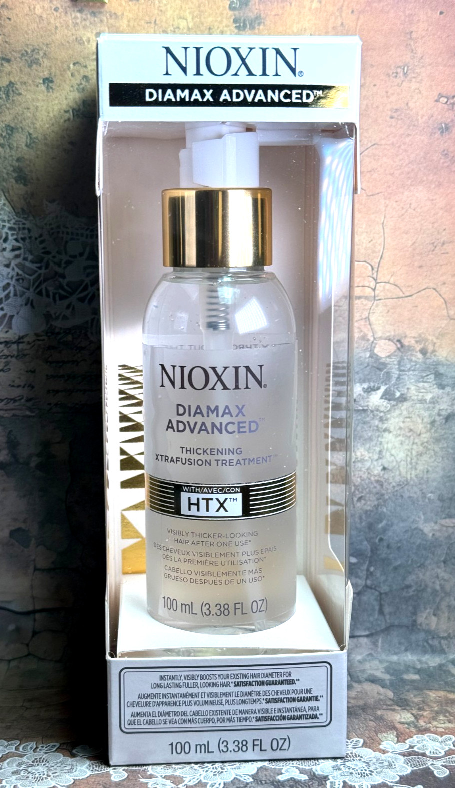 Nioxin Diamax Advanced Xtrafusion Thickening Hair Serum-3.38 oz-NIB