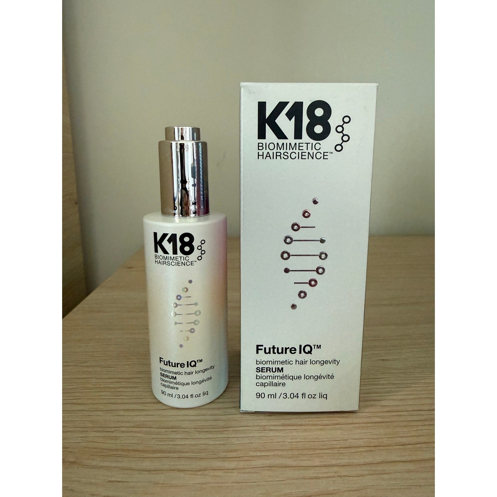 $125 Unreleased K18 Future IQ Biomimetic Hair Longevity Serum 90mL Scalp