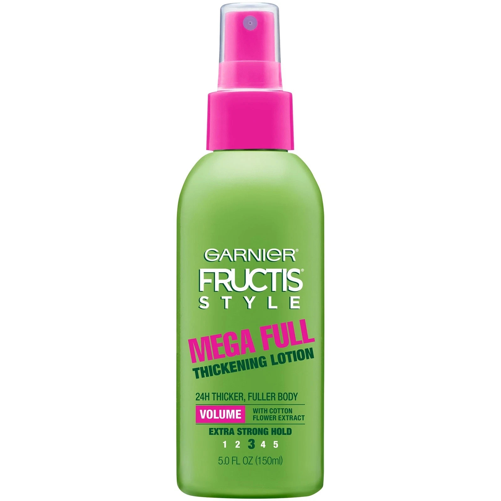 Garnier Fructis Style Mega Full Thickening Lotion Extra Strong Hold Hair 5 fl oz