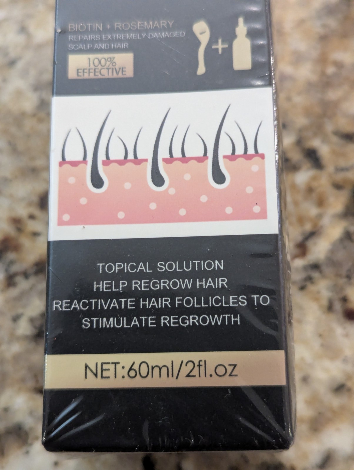 East Moon Beard Growth Serum Hyper Derma Roller 2 fl oz