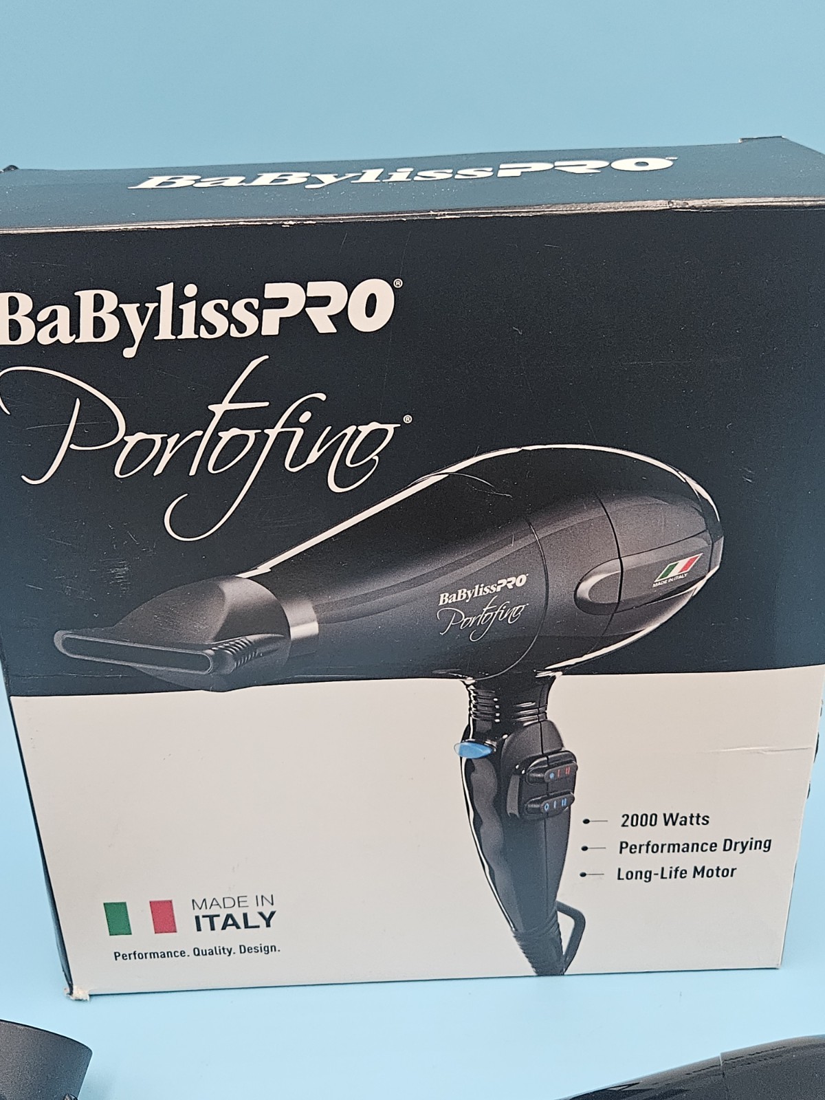 Babyliss Pro Portofino 2000W Full Size Hair Dryer Made in Italy