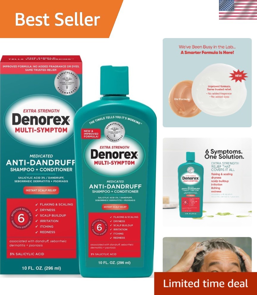 Gentle Yet Powerful 2-Piece Anti-Dandruff Set – 10 oz | Paraben & Cruelty-Free