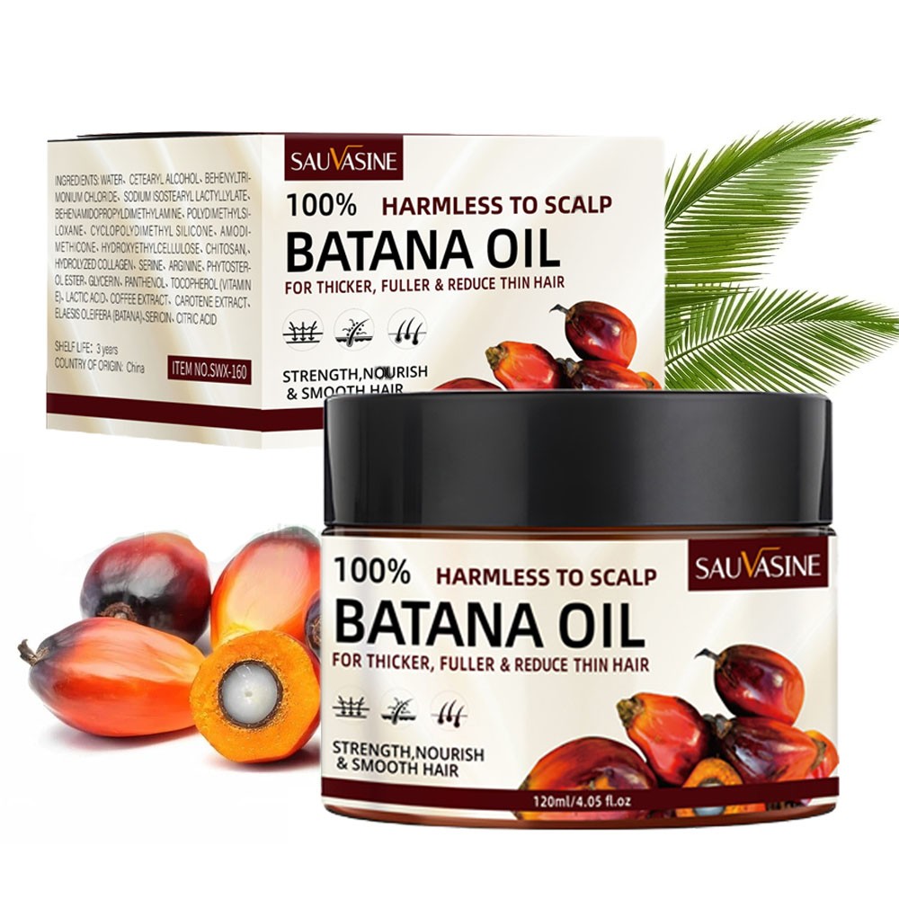 Natural 100% Batana Oil for Hair Growth Hair Loss Treatment Men Women Hair Care