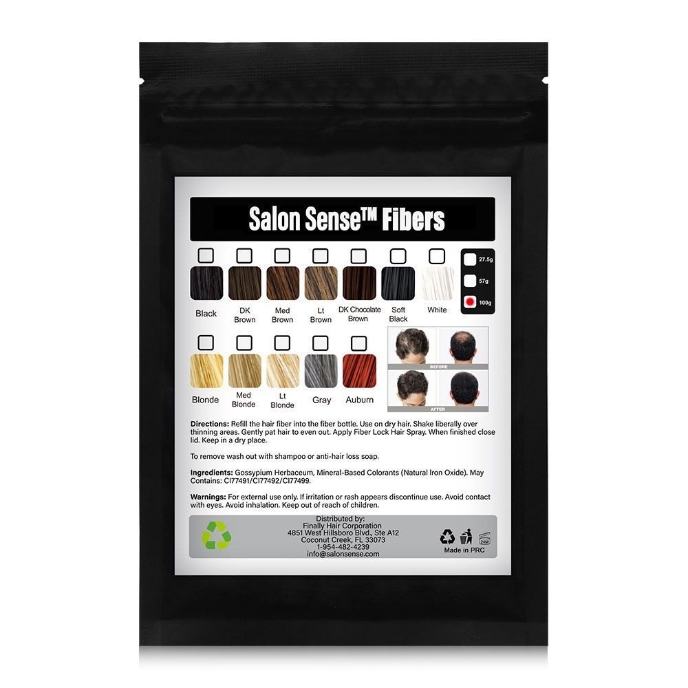 Hair Building Fibers 100g Refill Bag Keratin Thickening Fiber Loss Concealer NEW