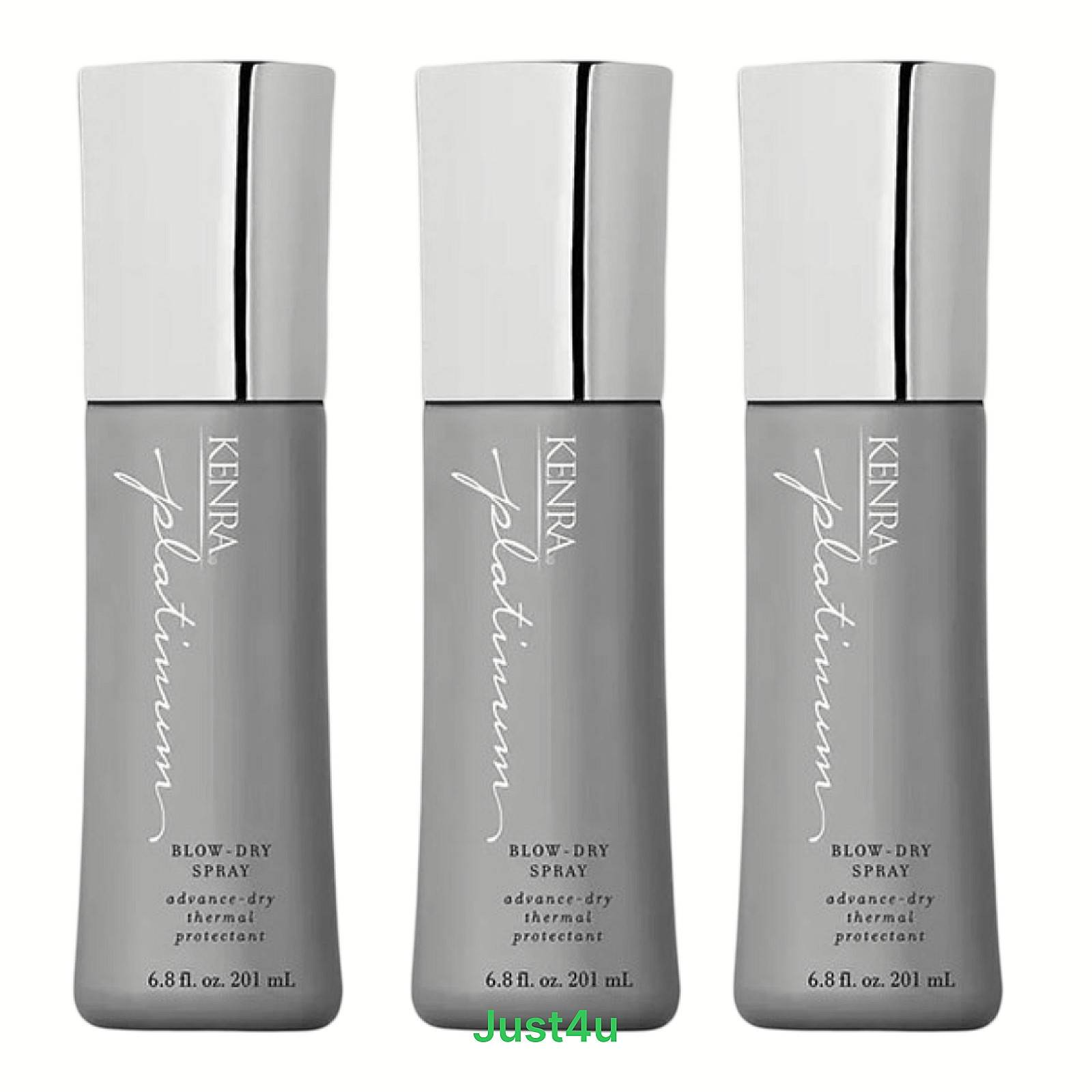 Kenra Platinum Blow Dry Spray Advance Dry Thermal, 6.8oz. (3PACK)